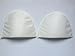 HIPGCC Polyester Set-in Shoulder Pads (3 Pairs of White)