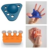 PREMIUM 2 IN 1 KIT – Hand Finger Exerciser For Hands & Fingers Fitness – Your Complete Gripper Stretcher & Strengthener Bundle – For Kids Seniors Athletes & Musicians