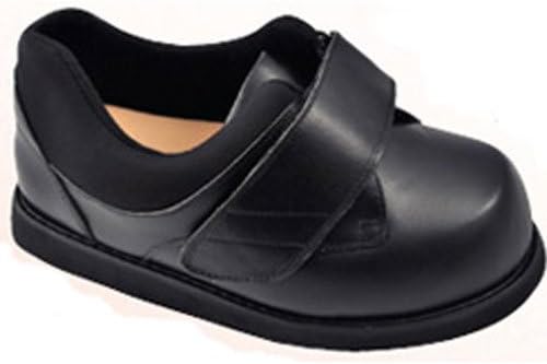 Apis Mt. Emey 502-E Men's Therapeutic Triple Depth Edema Shoe: Black 12 XXXX-Wide (14E) Velcro