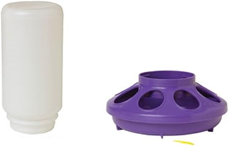 Amazon Com Miller Little Giant Plastic Chicken Chick Feeder Jar