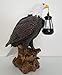SOLAR AMERICAN EAGLE STATUE FIGURINE STATUE - EXTRA LARGE