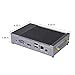 Woohubs – Mini PC Quad-Core AMD A6-1450 Processor (1.0-1.4GHz), HD8250 Graphic Support 4K Resolution Windows 10 64-bit DDR3 4GB/64GB mSATA SSD Dual Band 2.4G/5G WiFi/Gigabit Ethernet/HDMI/VGA Portthumb 3