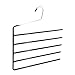 Nature Smile Clothes Pants Hangers 2pack - Heavy Duty Multi Layers Metal Pant Slack Hangers,Non-Slip 5-Tier Open-Ended Stacked Pants Hanger Rack Closet Storage Organizer for Trousers Scarf Towel