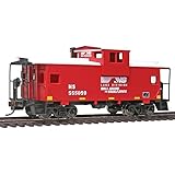 Walthers Trainline HO Scale Model Norfolk Southern Vision Caboose, Red/White