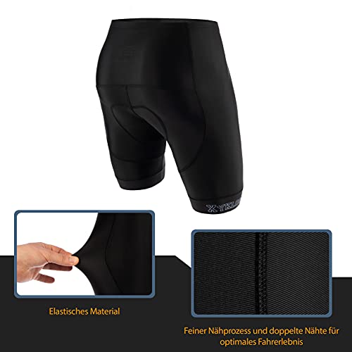 Xyklos® Fietsbroek voor heren, fietsbroek voor optimaal rijplezier, fietsbroek met perfecte pasvorm, pijn door onze… - Image 4