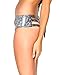 iHeartRaves Black Hologram Micro Cut Out Booty Shorts Bottoms (Small/Medium)