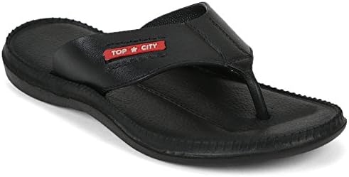 RSV Men's And Boy's Black Slippers And Flip Flops