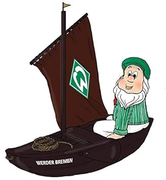 Werder Bremen Gartenzwerg Torfkahn Gartenzwerge Garten Garten Gartendeko