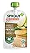 Sprout Organic Baby Food Pouches Stage 3, Organically Sourced Meat Protein, Market Vegetables Pears w/ Turkey, 4 Ounce (Pack of 12)