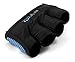 The Gripper Glove | Fit Four Callus Guard Fitness Gloves for WODs, Weightlifting & Cross Training Athletes - Enhanced Silicone Grip Palm (Blue, X-Small)