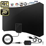 TV Antenna 2020 Newest HD Digital TV Antenna,Indoor Digital TV Antenna with 120 Miles Long Range -Support 4K 1080p /TV Antenna Amplifier