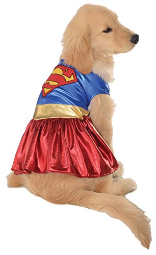 UHC Supergirl Dc Comics Superhero Fancy Dress Halloween Pet Dog Costume