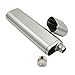 JUJOR Stainless Steel Hip Flask 2 oz. & Cigar Case/Holder Combo, Flask Funnel