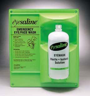 Sperian Saline Wall Stations; 32 Oz.: Science Lab Eye Wash Units