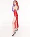 miccostumes Women's Jessica Red Costume Cosplay Sequin Dress with Gloves (L)