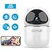 Wireless IP Camera - Senzi Security Camera 1080P Baby Monitor Pet Smart Auto Tracking Night Vision Motion Sound Detection 2.4GHz WiFi Pan Tilt Zoom Surveillance Camera Two-Way Audio Cloud Service