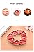 wonsain Heart Shaped Smokeless Tealight Candles, 50 Pack Unscented Tea Lights Romantic Love Candles Bulk for Home Decor, Wedding, Birthday, Party, Halloween, Christmas, Festival (Red)