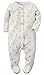 Carter's Baby Girls' Cotton Sleep & Play (6 Months, Gold Foil Hearts)