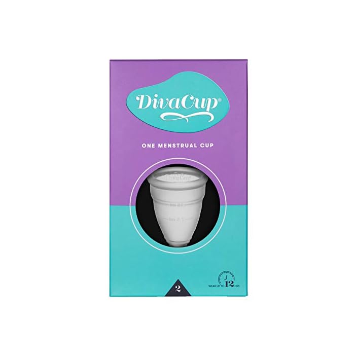 DivaCup - BPA-Free Reusable Menstrual Cup - Leak-Free Feminine Hygiene - Tampon and Pad Alternative - Up To 12 Hours Of…