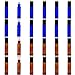 24 PACK Essential Oil Roller Bottles with Stainless Steel Roller Balls, 12 Amber Roller Bottles (0.34OZ) and 12 Cobalt Blue Roller Bottles (0.34OZ), include 1 Opener, 2 Clear Plastic Transfer Pipette,