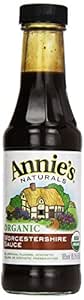 Annies Homegrown Organic &amp; Vegan Worcestershire Sauce, 6.25 Ounce