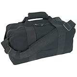 Fox Outdoor Products Canvas Gear Bag, Black, 9 x 18-Inch