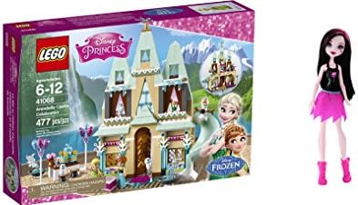 LEGO Disney Arendelle Castle Celebration 477 Pcs &amp; free Gifts Ghoul Spirit Draculaura Doll (Colors may vary) Toys