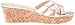 Nine West Women's Caserta Metallic Platform Sandal