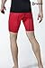 TSLA Men's Compression Shorts Baselayer Cool Dry Sports Tights, Zero(s17) - Red, X-Large.