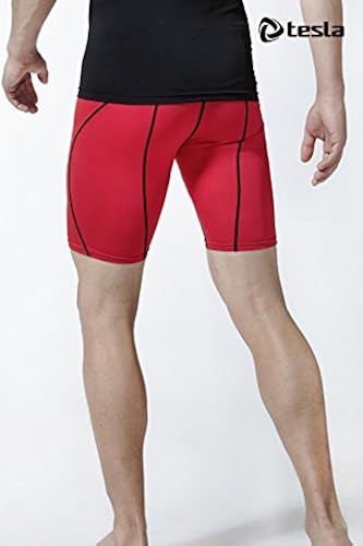 TSLA Men's Athletic Compression Shorts, Sports Performance Active
