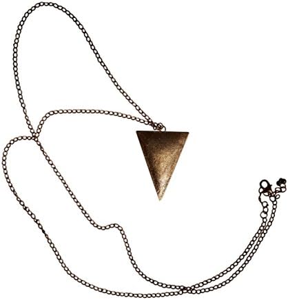 Simple Triangle Necklace - 17" Chain (Triangle)