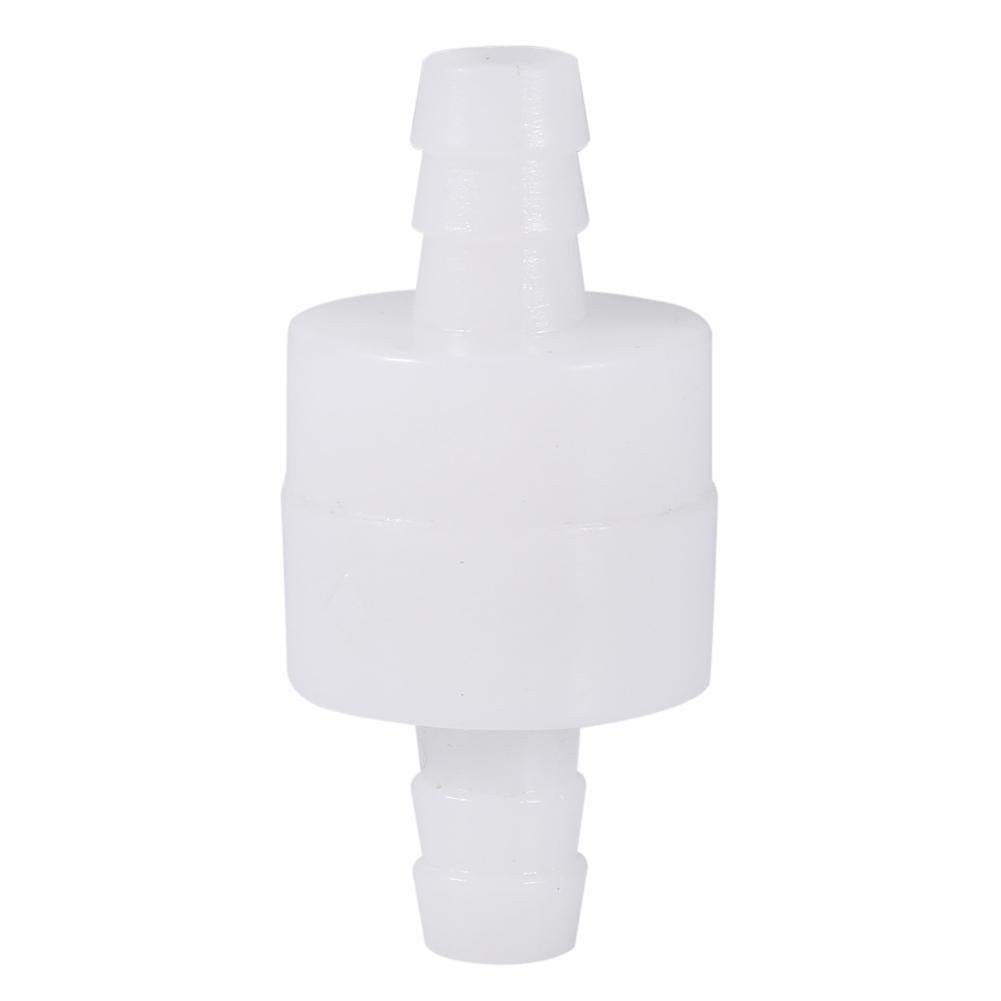 Plastic Inline Check Valve, 8mm, One-Way Non-Return Valve for Fuel Oil Water Gas Air