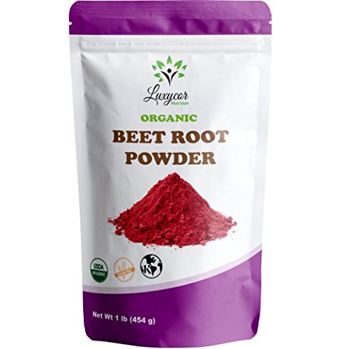 Organic Beet Root Powder - 100% All Natural and Kosher (16 OZ)