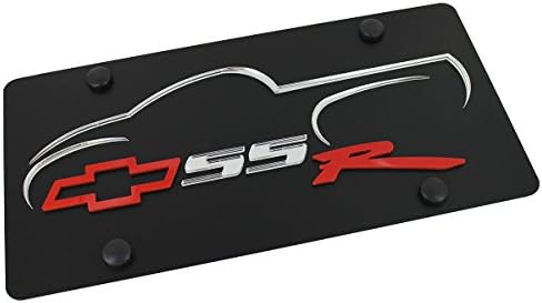 Eurosport Daytona- Compatible with -, Chevrolet SSR - Carbon Steel License Plate