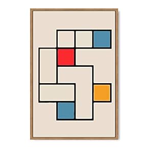 signwin Framed Canvas Wall Art Geometric Illustration Canvas...