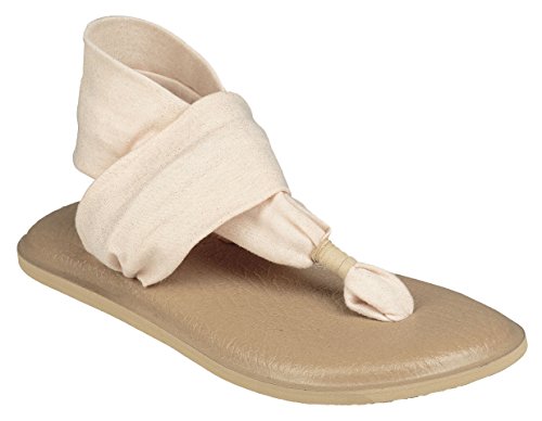 sanuk gold flip flops