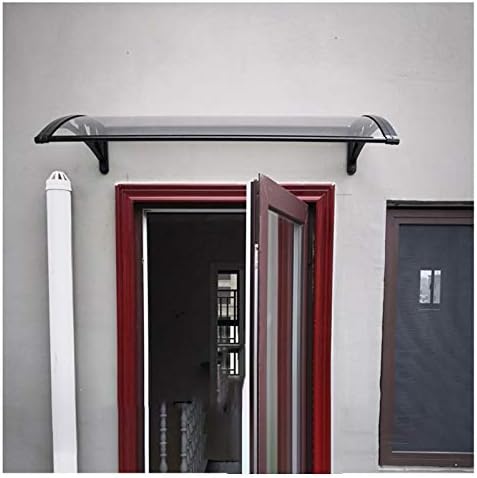 ドアキャノピーウィンドウオーニング 80 X 1cm ポーチ キャノピー家の前部 玄関のおおい