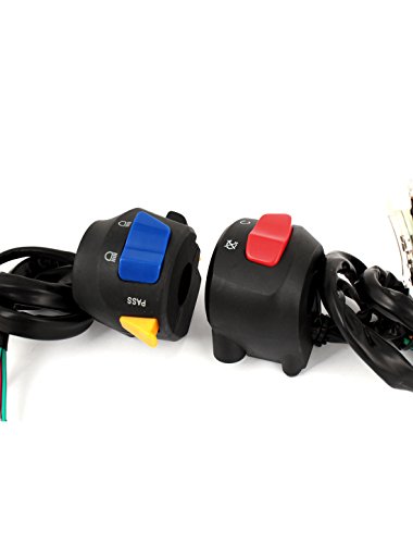 uxcell Motorcycle Left Right Handle Bar Starting Switch DC 12V/24V for Suzuki
