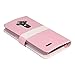 AceAbove LG G4 Case, LG G4 Wallet Case Book Cover Case with Premium Soft PU Leather with Stand Flip Cover and Credit Card Id Holders (Pink/White)