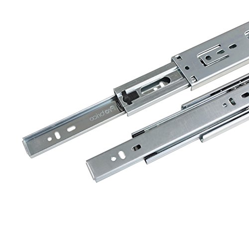 Gobrico 20 Inch 100 LB Capacity Full Extension Soft/Self Close Ball