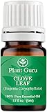 Clove Leaf Essential Oil. 5 ml. 100% Pure, Undiluted, Therapeutic Grade. Sample Size