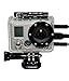 Nechkitter Skeleton Housing Case Replacement for Gopro HD Hero and HD Hero 2 Camera, Side Open Protective Housing Case