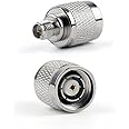 DHT Electronics 2PCS RF Coax Coaxial Adapter RP-SMA to RP-TNC for WiFi Antenna