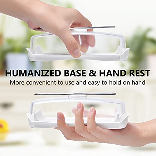 Butter Dish with Lid, Light Butter keeper for Counter with