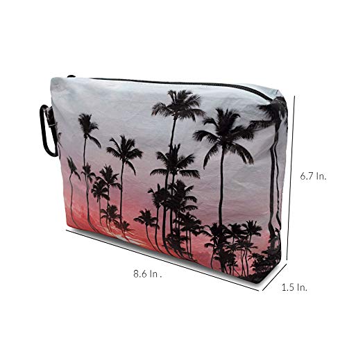 Wet Bag for Swimsuit Small Reversible Waterproof Pouch with Carabiner