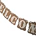 Elfun(TM Vintage Welcome Home Banner for Home Decoration Family Party Supplies Photo Booth Props