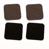 Poweka New Pack of 2 Inner & Outer Air Filter For Stihl BG72 BG75 HS80 FS85 FS80 FC75 FC85 FS75 14187PF 14187F HS80 KM85 Replace 4137-124-1500 4137-124-2800