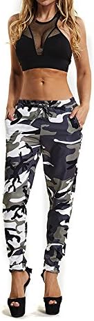 Women's Fashion Casual Pants, Newest Women Girls Camouflage Printed Sports Camo Cargo Pants, Outdoor Casual Trousers Jeans, Fitness Yoga Sport Harem Pants