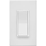 Leviton DG15S-1BW Decora Smart Switch, Zigbee Certified, White