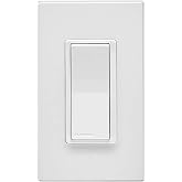 Leviton Decora Smart Switch, Zigbee Certified, DG15S-1BW, White